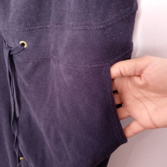 Juicy Couture navy jumpsuit size small - Picture 7 of 9